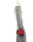 Epi Pochette Accessories 24 Castillan Red