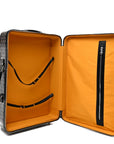 Goyardine Rolling Suitcase Trolley PM Black