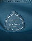 LV X YK Taurillon Monogram Keepall Bandouliere 50 Blue Multicolor