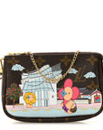 Monogram 2022 Christmas Animation Seoul Mini Pochette Accessories Fuchsia