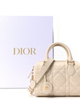 Calfskin Macrocannage Groove 20 Bag Dusty Ivory