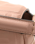 Nappa FF 1974 Embossed Baguette Rosa Bourbon