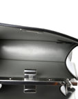 Iridescent Crystal Vitello Laminato Suede FF Petite Peekaboo I SEE U Satchel Cappuccino