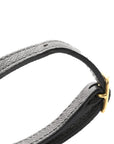 Grained Calfskin Nano Belt Bag Grey