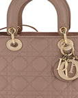 Lambskin Cannage Small My ABC D1OR Lady D1OR Blush