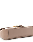 Calfskin Matelasse Small GG Marmont Shoulder Bag Porcelain Rose