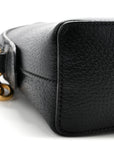 Calfskin GG Web Small Ophidia Dome Shoulder Bag Black