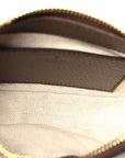 GG Supreme Monogram Textured Dollar Calfskin Mini Ophidia Chain Bag Beige Ebony
