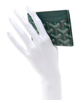 Goyardine Saint Sulpice Card Holder Green
