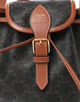 Triomphe Canvas Calfskin Mini Folco Backpack Tan