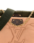 Econyl Monogram Pillow Maxi Multi Pochette Accessories Kaki Beige
