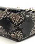 Snakeskin Small Lady D1OR Bleu Multicolor