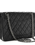 Aged Calfskin Quilted 2.55 Reissue 225 Flap Black