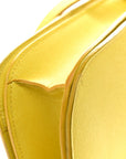 Liege Calfskin Medium Classic Box Flap Bag Fluo Yellow