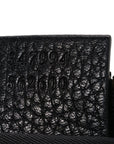 Pebbled Calfskin Mini Soho Disco Bag Black