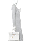 Togo Birkin 30 Gris Pale