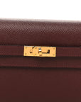 Epsom Kelly Wallet To Go Rouge Sellier