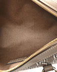 GG Shadow Monogram Ophidia Top Handle Bowler Bag Taupe