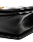 Caviar Quilted Small Boy Flap Black