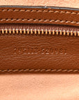 GG Supreme Monogram Medium Padlock Shoulder Bag Beige Ebony Brown Sugar