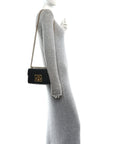 GCCIssima Small Padlock Shoulder Bag Black