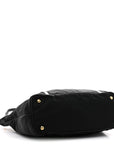 Saffiano Tessuto Nylon Shopping Tote Black