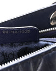 Lambskin Cannage Large Lady D1OR Royal Blue