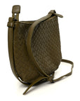 Nappa Intrecciato Crossbody Olive