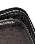 Matte Alligator Constance 18 Black