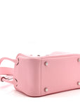 Taurillon Clemence Verso Mini Lindy 20 Rose Sakura Gris Perle