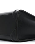 Drummed Calfskin Nano Luggage Black
