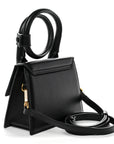 Smooth Calfskin Le Chiquito Noeud Black