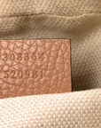Pebbled Calfskin Small Soho Disco Bag Camelia
