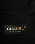 Calfskin Quilted Small Coco Base Shopping Bag Black