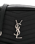 Grain De Poudre Matelasse Monogram Mini Lou Camera Bag Black