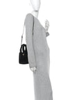 Padded Velvet Mini Bag Black