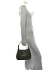 Grand Prix Calfskin Medium Jackie 1961 Hobo Dark Green