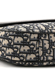 Grained Calfskin Oblique Saddle Messenger Black