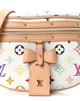 LV X TM Monogram Multicolor High Rise Bumbag White