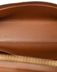 Suede Intrecciato Bang Bang Vanity Case Amber