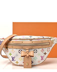 LV X TM Monogram Multicolor High Rise Bumbag White