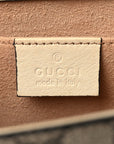 GG Supreme Monogram Calfskin Small Padlock Shoulder Bag Beige Mystic White Sun Oil