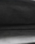 Calfskin Crocodile Embossed Medium Monogram Sunset Black