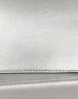 Metallic Lambskin PVC Quilted Small Boy Flap Blue