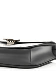 Box Calfskin Medium Classic Box Flap Bag Zinc