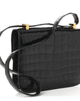 Shiny Caiman Crocodile Constance 23 Black