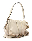 Calfskin The Cristina Messenger Ivory