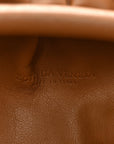Smooth Butter Calf The Pouch Oversized Clutch Cammello