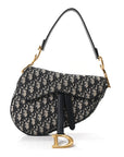 Oblique Saddle Bag Blue
