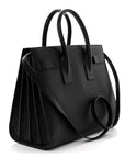 Grained Calfskin Small Sac De Jour Black